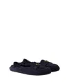 Prada Round-head Flat Shoes In Blue