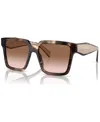 Prada Pr 15ws 01r0a6 In Caramel Tortoise