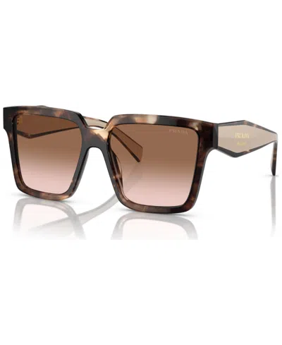 PRADA OVERSIZED SQUARE WOMEN'S SUNGLASSES, PR 24ZS