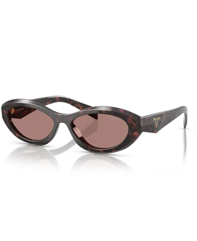 Prada Women's Sunglasses Pr 26zs In Light Brown