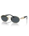 Prada Metal Pr65zs Sunglasses In Dark Grey