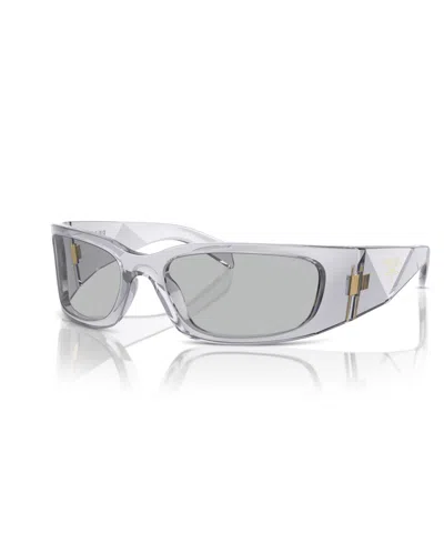 Prada Woman Sunglass Pr A14s In Light Grey
