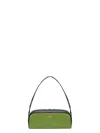 Prada Borsa A Spalla In Pelle Verde Donna
