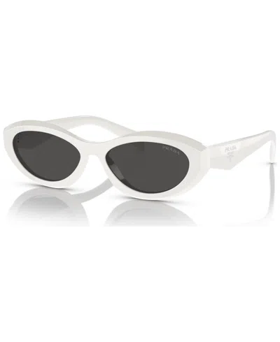 PRADA WOMEN'S SYMBOLE IRREGULAR SUNGLASSES, PR26ZS