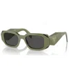 Prada Woman Sunglasses Pr 17ws In Sage,black