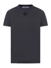 Prada T-shirt With Logo In Black