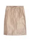 Prada Drawstring Pencil Midi Skirt