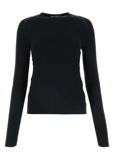 PRADA WOMEN'S TECH FABRIC T-SHIRT