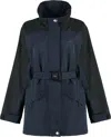 Prada Windbreaker Jacket Women In Blue