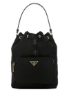 Prada Borsa A Secchiello Re-edition 1978 In Re-nylon Nero Donna