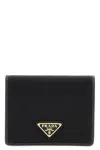 Prada Small Wallet In Saffiano In Black