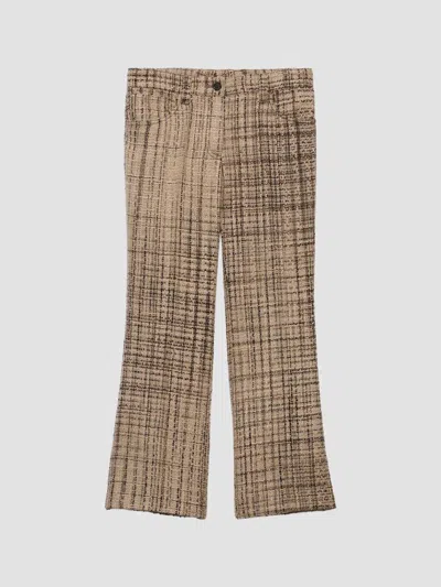 Prada Women's Tweed Pants In Multicolor