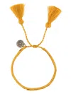 Prada Bracciale Bicolor In Pelle Scamosciata E Tessuto Donna