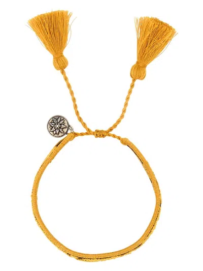PRADA WOMEN'S TWO-TONE SUEDE AND FABRIC BRACELET | 1IB6572HIV COLOR F0010