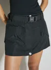 Prada Women Utility Mini Skirt In Black