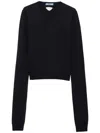 Prada Women V-neck Sweater In Black