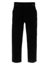 Prada Black Velvet Denim Pant