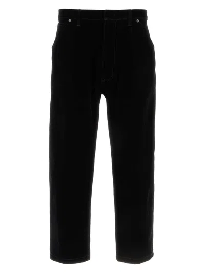 PRADA WOMEN'S VELVET DENIM PANT
