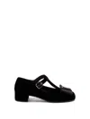 Prada Women Velvet `mary Jane` Pumps