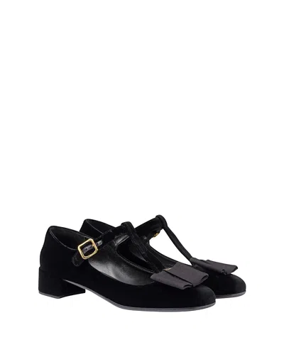 PRADA WOMEN'S VELVET PUMPS