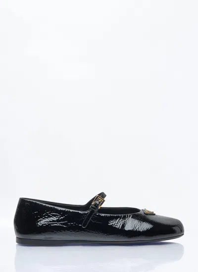 Prada Women Vernice Ballerina Flats
