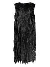 Prada Viscose Dress In Black