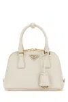 Prada Structured Shape Top Handles Gold-tone Hardware