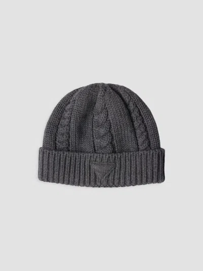 Prada Women's Wool Beanie In Grey