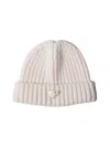 Prada Women's Wool Beanie In Neutral