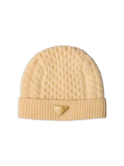PRADA WOMEN'S WOOL BEANIE