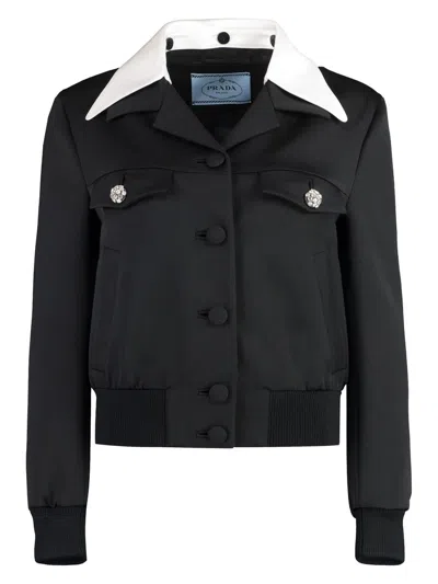 PRADA WOMEN'S WOOL BLAZER