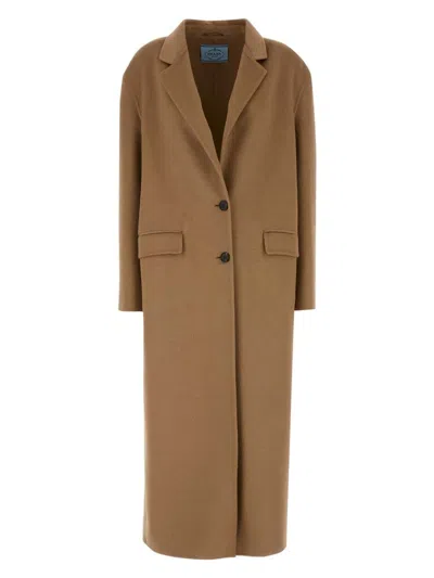 PRADA WOMEN'S WOOL BLEND COAT