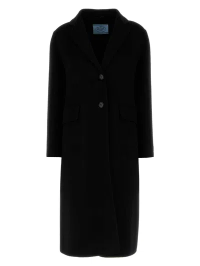 PRADA WOMEN'S WOOL BLEND COAT