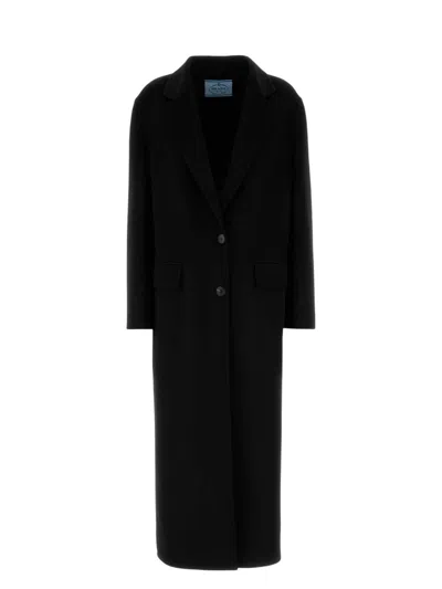 PRADA WOMEN'S WOOL BLEND COAT