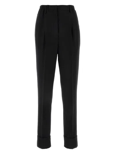 PRADA WOMEN'S WOOL BLEND PANT