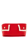 Prada Crop-top In Lana Rossa Donna