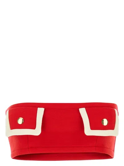 PRADA WOMEN'S WOOL CROP-TOP