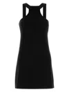 Prada Wool Knit Mini Dress Square Neckline