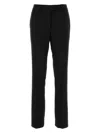 Prada Wool Trousers With Cropped Length And Front Crease