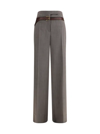 PRADA PRADA WOMEN WOOL PANTS