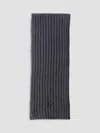 Prada Wool Scarf In Gray