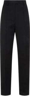 Prada Belt-loop Casual Pants In Black