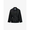 Prada Re-nylon Down Jacket With Belt