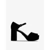 Prada Sandalen Mit Plateau 95mm In Black