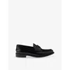 Prada 20mm Brushed-leather Band Loafers In Multi