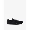 Prada Collapse Canvas Sneakers In Black