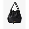 Prada Womens Black Darling Leather Mini Bucket Bag In Black