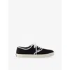 Prada Canvas Low Top Sneaker In Black