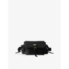 Prada Womens  Explore Nappa Leather Shoulder Bag In Black