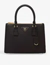 Prada Womens Black Galleria Medium Saffiano-leather Tote Bag